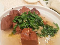 姜茸韭菜浸猪红-顺德人家食府(黄金广场店)