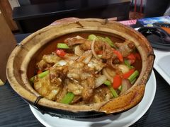 啫啫牛蛙煲-绿柠食堂(北外滩店)