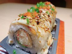 焗烤芝士三文鱼卷-越光米贩精致料理餐厅(金鹰店)