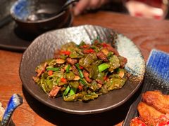 莴笋皮炒肉-2046湘味厨房(南区盈峰店)