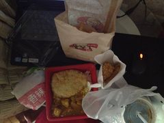 猪扒饭&nbsp;汉堡&nbsp;辣翅&nbsp;薯条&nbsp;可乐-肯德基(新阳光店)