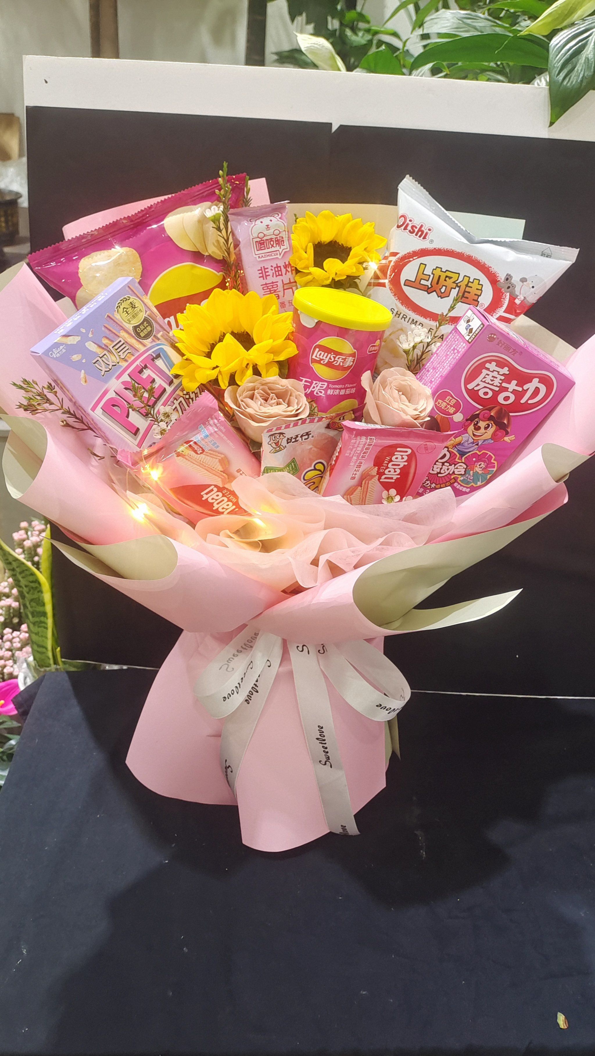 客订零食花束#零食花束 #订花 #好看的