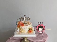 鲜花主题款蛋糕-艾加柒克蛋糕茶歇甜品台(春熙路店)