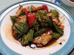 青椒炒荷包蛋-富临轩私房菜(集庆门大街店)
