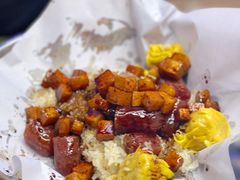 糯米饭加腊肠-权记骨粥