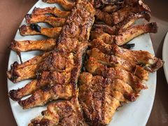 烤虹鳟鱼-劳模山庄