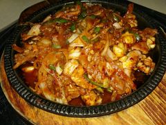 炒章鱼牛肉-郑阿姨的家·이모네·韩料&烤肉(武川路店)