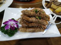 椒盐游水濑尿虾-蚝得喜海鲜(东城店)