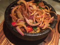 石锅爆羊肉-绿茶餐厅(广州天河城店)
