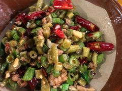 泡豇豆炒肉末-张关合渣(朱家坳店)