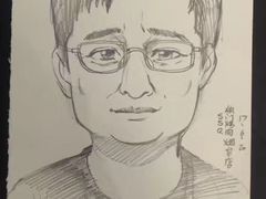 给客人画的卡通画-獨門烤肉(开发区店)