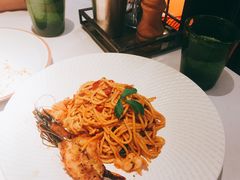 香辣蒜香大虾意面-阿妮叶李(光谷世界城店)