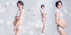 点击看大图 -十孕纪高端孕妇亲子摄影