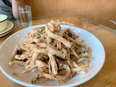 干炸茶树菇-老四川平头酸菜鱼(衙前店)