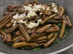 韭菜台炒鳝肚-怡园饭店-餐厅(四望亭店)