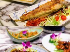 鲜菇酱拌自制芝士豆腐-上楼私房菜(院士路店)