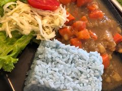 -蝶豆花蓝面条