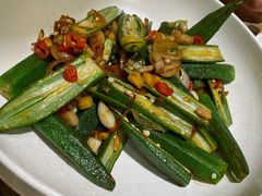 小炒秋葵-小大董·烤鸭(凤凰汇店)