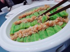 绿绿脆脆蒸丝瓜-煜丰汴京烤鸭(福彩路店)