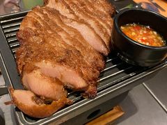香烤猪颈肉配泰式炒饭-simply thai天泰(长泰广场店)