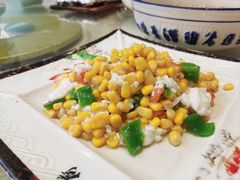 蛋清炒玉米-顾家土菜館