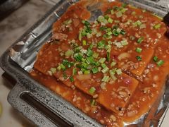 铁板包浆豆腐-绿茶餐厅(财富购物中心店)