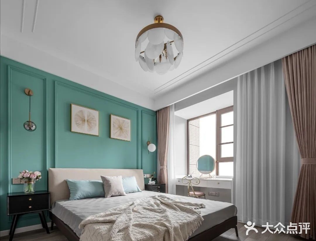 东莞装修：106平简约美式三居室，满满的质感