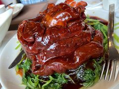 菜园烧蹄膀-上海虹桥宾馆味翠餐厅