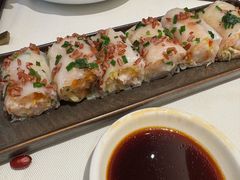 原粒脆皮鲜虾红米肠-侨美·唐荔园·40年地道粤菜