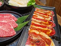 调味五花肉-九田家黑牛烤肉料理(太阳城店)