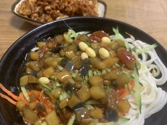 茄子卤面-大姨捞面(新安花园店)