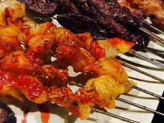烤猪肉串（辣）-大锅强·蒸海鲜青岛菜(吾悦广场店)