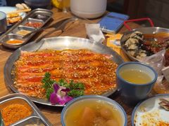 -明洞阿姨·韩式酱蟹烤肉·创意料理(三元桥店)