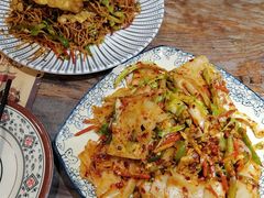 阿记泡菜肉丝炒面片-阿记烧烤(大兴新区店)