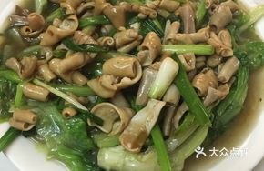 Stir-Fried Duck Intestine with Seasonal Vegetables and Rice