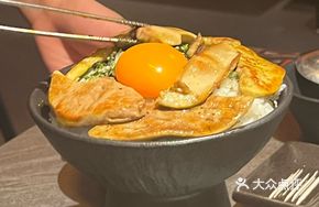 Golden Omelet Liver Rice