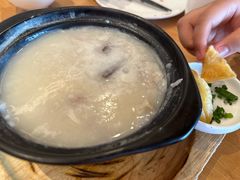 皮蛋瘦肉粥-临江酒店-中餐厅