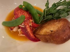 龙虾配豌豆苗和香茅龙虾汁-Jean Georges