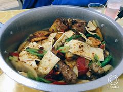 -炕锅羊肉土火锅面片大王
