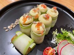 西葫芦牛蒡卷-汝是素•文创素食馆(金月湾店)