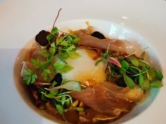 62度温泉蛋配帕尔马火腿-塞纳河法国餐厅(意式风情街店)