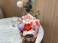 DIMOO系列华夫筒冰激凌花意款-哈根达斯(深圳海岸城店)