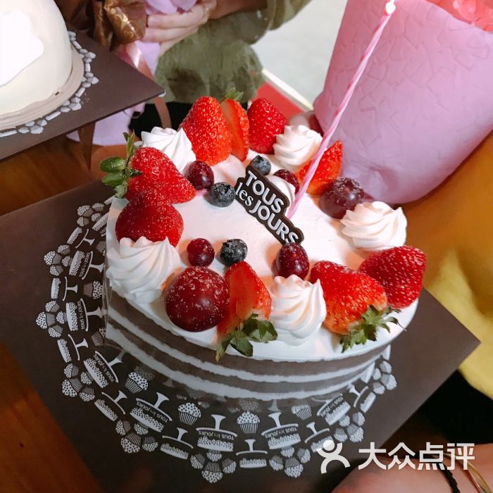 多乐之日 tous les jours(北京路店)真心告白鲜奶油蛋糕图片 - 第4张