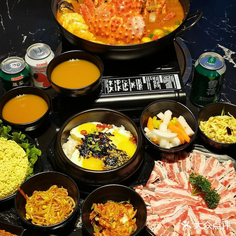 男朋友叫我来的店⚈₃⚈必须吃帝王蟹火锅安排！