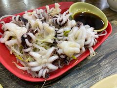 芥末白灼八爪鱼-贞姨美食·老字号海鲜大排档