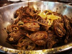 主打的干锅鸭头-安诚居干锅鸭头(八角店)