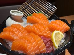 厚切深海三文鱼刺身-万岁寿司(天河领展店)