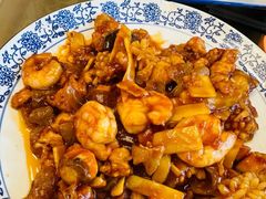 八珍豆腐煲-金牌餐厅·天津菜·八珍豆腐·老爆三(瓷房子店)