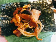 海苔-红辣椒八爪鱼特色韩国料理