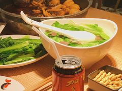 时蔬鸡血汤-李子坝梁山鸡(北碚万达五鸡哥店)